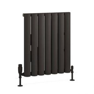 Eastbrook Kelmscott 600 x 485 Matt Anthracite Aluminium Designer Radiator