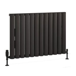 Eastbrook Kelmscott 600 x 835 Matt Anthracite Aluminium Designer Radiator