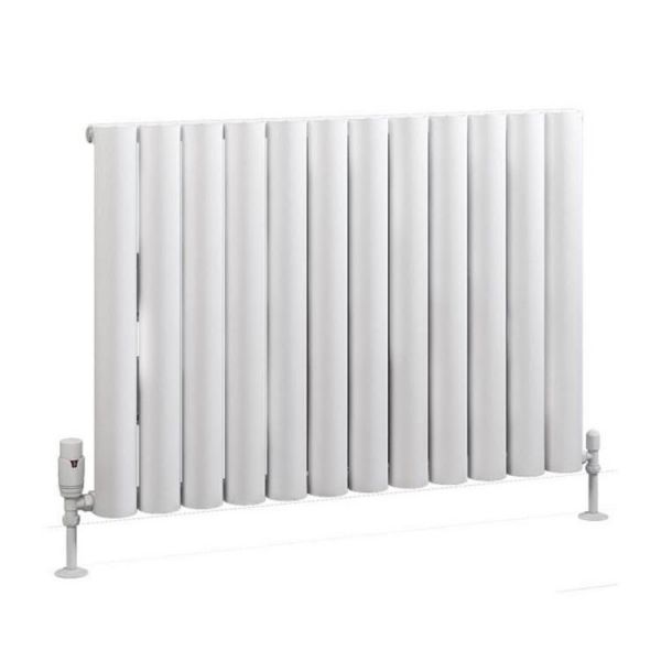 Eastbrook Kelmscott 600 x 835 Matt White Aluminium Designer Radiator