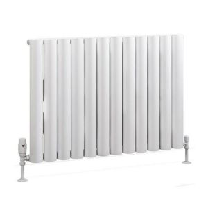 Eastbrook Kelmscott 600 x 835 Matt White Aluminium Designer Radiator