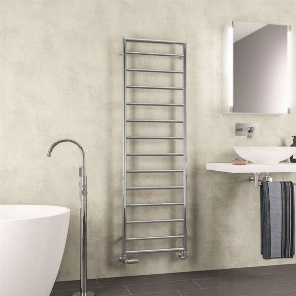 Eastbrook Kenilworth 1600 x 500 Chrome Designer Towel Rail #2