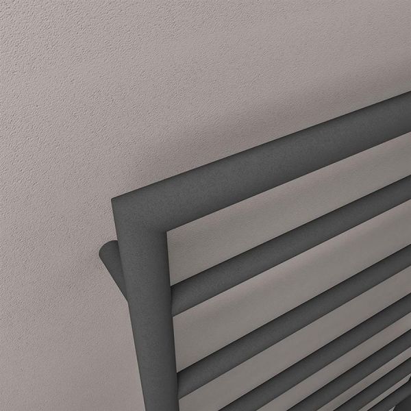 Eastbrook Kenilworth 1600 x 600 Matt Anthracite Designer Towel Rail #3