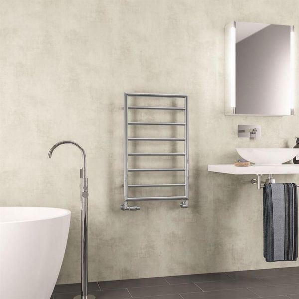 Eastbrook Kenilworth 800 x 500 Chrome Designer Towel Rail #2