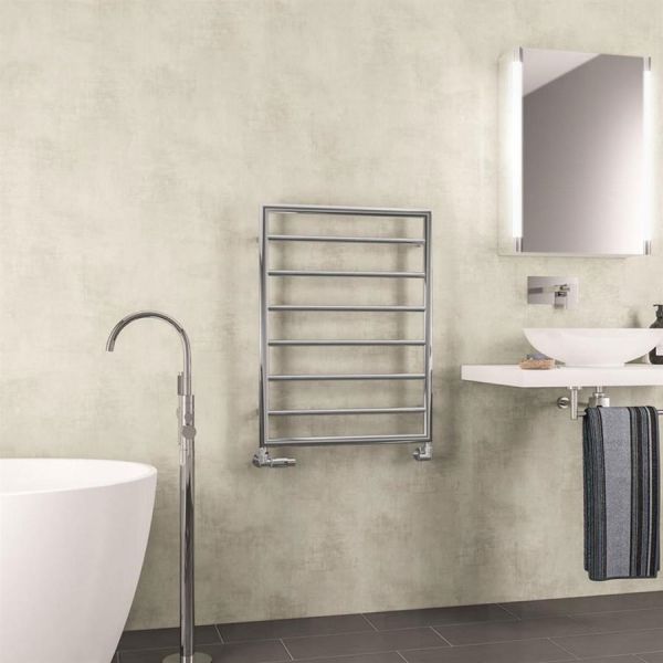 Eastbrook Kenilworth 800 x 600 Chrome Designer Towel Rail #2