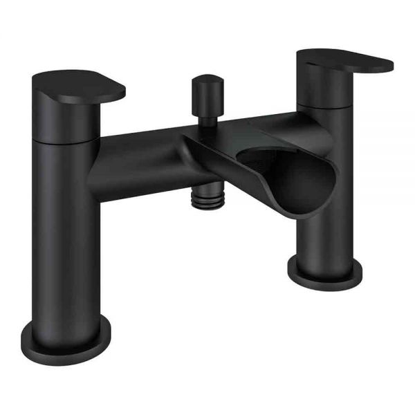 Eastbrook Ledwell Black Bath Shower Mixer Tap