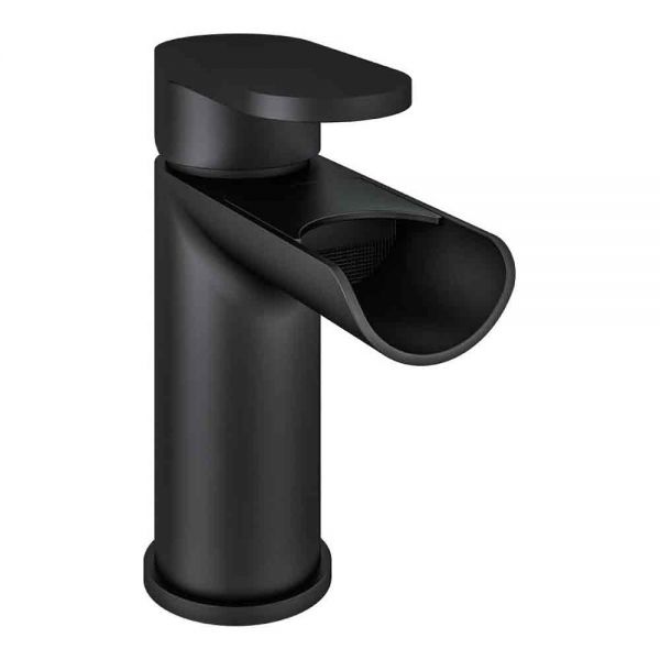 Eastbrook Ledwell Black Mono Basin Mixer Tap with Waste