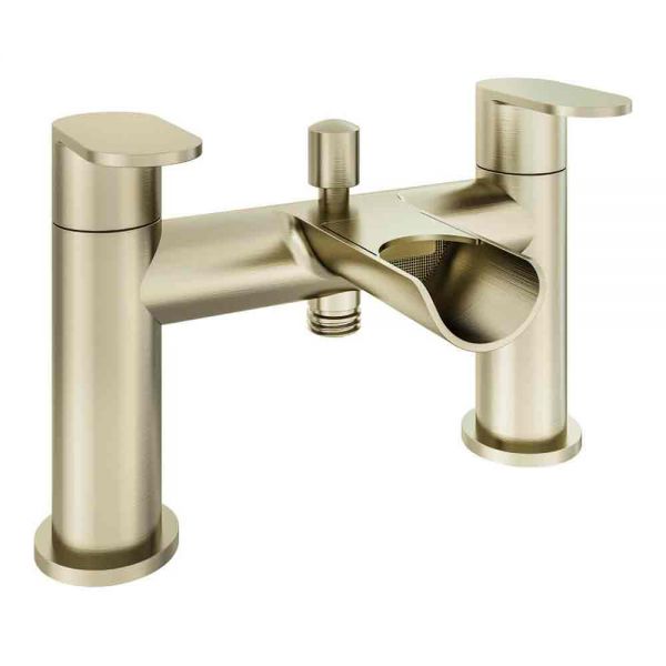 Eastbrook Ledwell Brushed Brass Bath Shower Mixer Tap