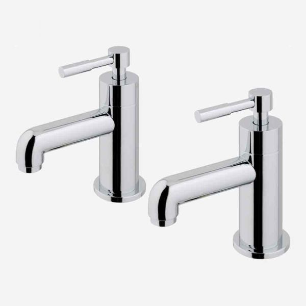 Eastbrook Leith Chrome Bath Pillar Taps
