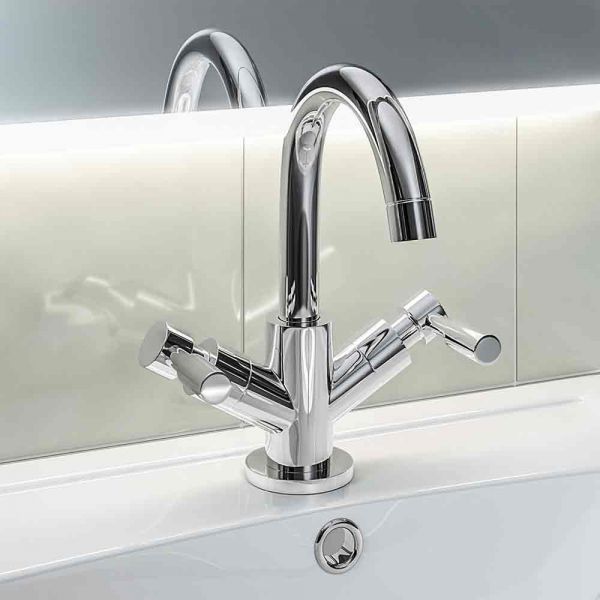Eastbrook Leith Chrome Mono Basin Mixer Tap with Waste