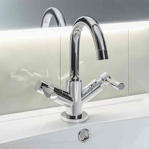 Eastbrook Leith Chrome Mono Basin Mixer Tap with Waste