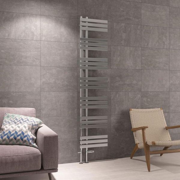 Eastbrook Leonardo 1800 x 400 Chrome Designer Towel Rail #2