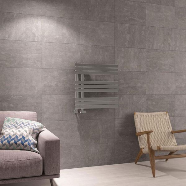 Eastbrook Leonardo 600 x 600 Chrome Designer Towel Rail #2