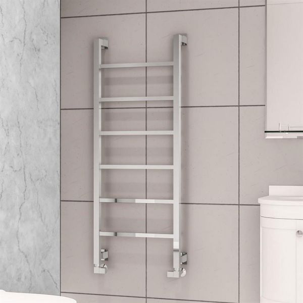 Eastbrook Loxley 1200 x 500 Chrome Designer Towel Rail #2