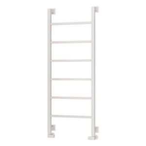 Eastbrook Loxley 1200 x 500 Matt White Designer Towel Rail