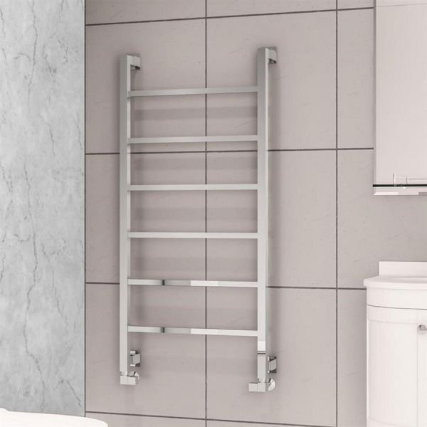 Eastbrook Loxley 1200 x 600 Chrome Designer Towel Rail #2