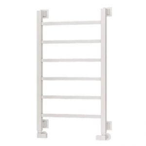 Eastbrook Loxley 800 x 500 Matt White Designer Towel Rail