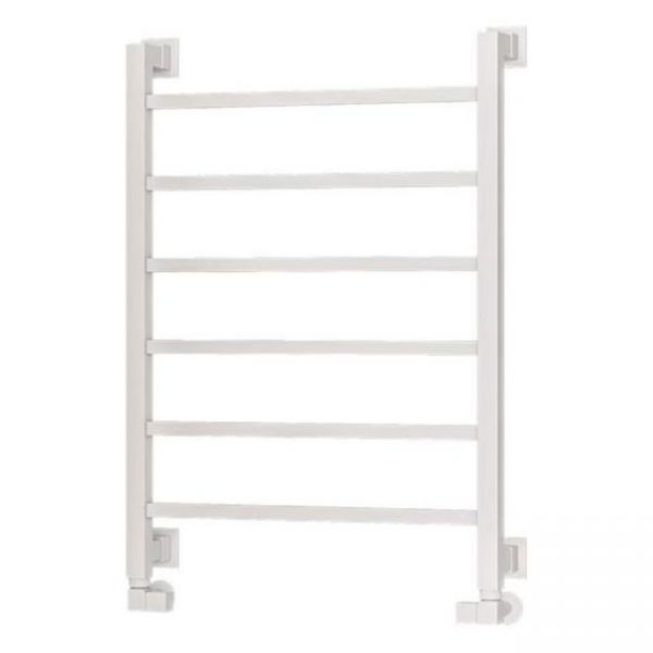 Eastbrook Loxley 800 x 600 Matt White Designer Towel Rail