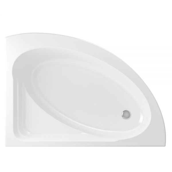 Eastbrook Beauforte Reinforced Lundy 1500 x 1000 Left Hand Offset Corner Bath