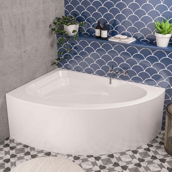 Eastbrook Lundy 1500 x 1000 Right Hand Offset Corner Bath #2