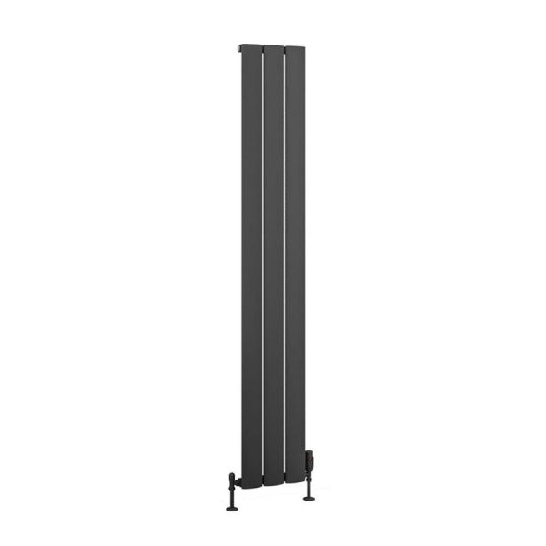 Eastbrook Malmesbury 1800 x 280 Matt Anthracite Aluminium Designer Radiator