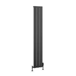 Eastbrook Malmesbury 1800 x 280 Matt Anthracite Aluminium Designer Radiator