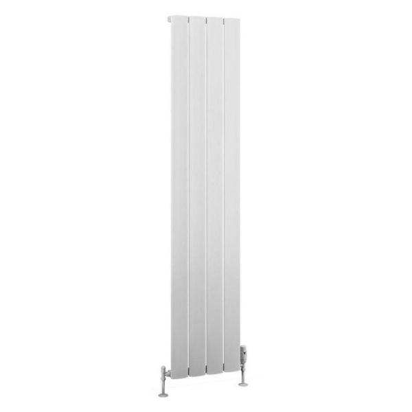 Eastbrook Malmesbury 1800 x 375 Matt White Aluminium Designer Radiator