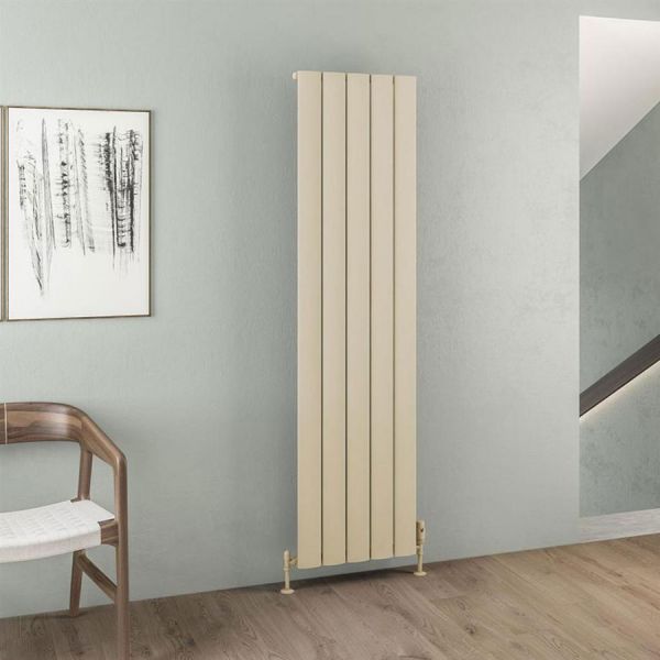 Eastbrook Malmesbury 1800 x 470 Matt Cappuccino Aluminium Designer Radiator #2