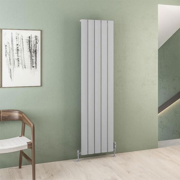 Eastbrook Malmesbury 1800 x 470 Matt Grey Aluminium Designer Radiator #2