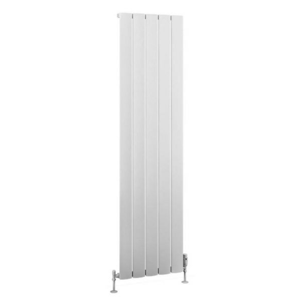 Eastbrook Malmesbury 1800 x 470 Matt White Aluminium Designer Radiator