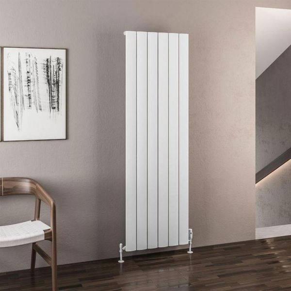 Eastbrook Malmesbury 1800 x 565 Matt White Aluminium Designer Radiator #2