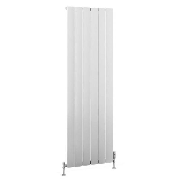 Eastbrook Malmesbury 1800 x 565 Matt White Aluminium Designer Radiator