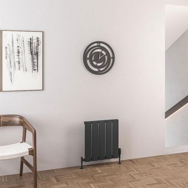 Eastbrook Malmesbury 500 x 470 Matt Anthracite Aluminium Designer Radiator #2