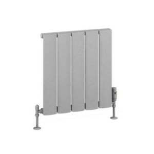 Eastbrook Malmesbury 500 x 470 Matt Grey Aluminium Designer Radiator