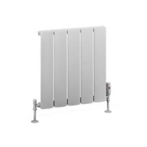 Eastbrook Malmesbury 500 x 470 Matt White Aluminium Designer Radiator