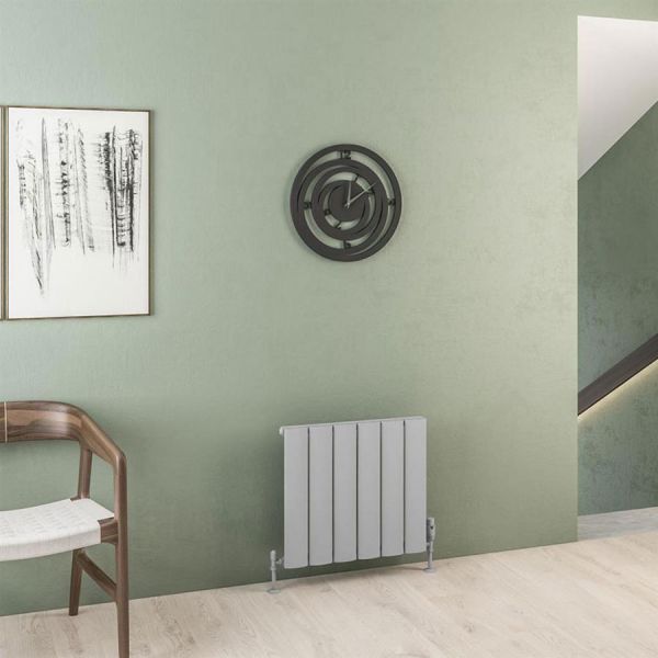 Eastbrook Malmesbury 500 x 565 Matt Grey Aluminium Designer Radiator #2