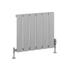 Eastbrook Malmesbury 500 x 565 Matt Grey Aluminium Designer Radiator
