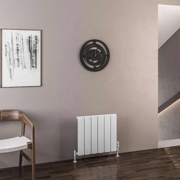 Eastbrook Malmesbury 500 x 565 Matt White Aluminium Designer Radiator #2