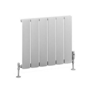 Eastbrook Malmesbury 500 x 565 Matt White Aluminium Designer Radiator