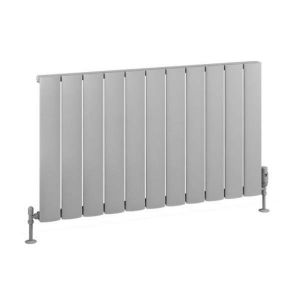 Eastbrook Malmesbury 600 x 1040 Matt Grey Aluminium Designer Radiator