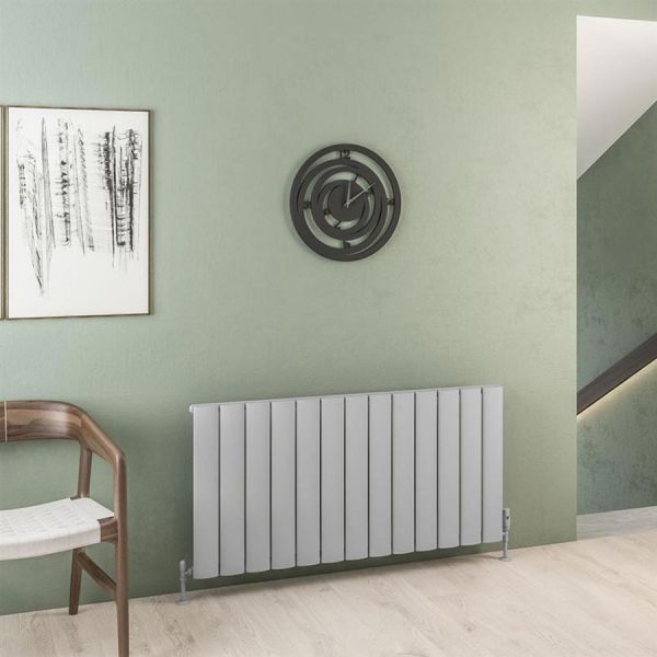 Eastbrook Malmesbury 600 x 1230 Matt Grey Aluminium Designer Radiator #2