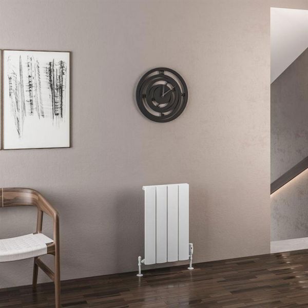 Eastbrook Malmesbury 600 x 375 Matt White Aluminium Designer Radiator #2