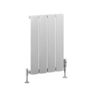 Eastbrook Malmesbury 600 x 375 Matt White Aluminium Designer Radiator