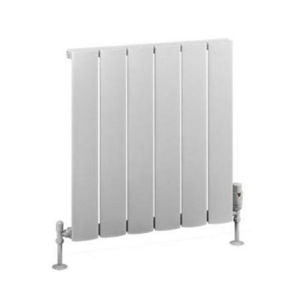 Eastbrook Malmesbury 600 x 565 Matt White Aluminium Designer Radiator