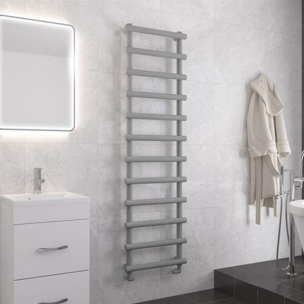 Eastbrook Marlow 1750 x 500 Matt Grey Designer Towel Rail #2