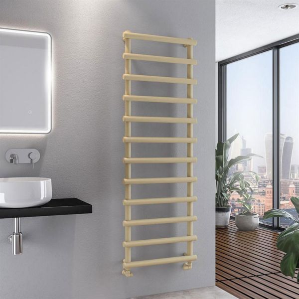 Eastbrook Marlow 1750 x 600 Matt Cappuccino Designer Towel Rail #2