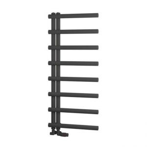 Eastbrook Marlow E Style 1150 x 500 Matt Anthracite Designer Towel Rail