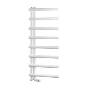 Eastbrook Marlow E Style 1150 x 500 Matt White Designer Towel Rail