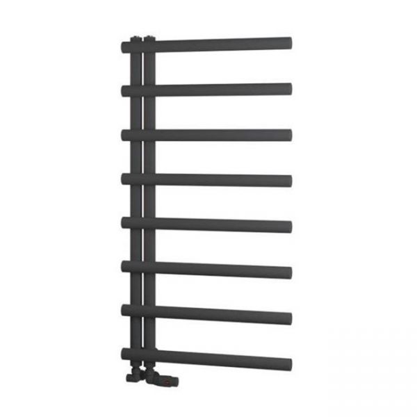 Eastbrook Marlow E Style 1150 x 600 Matt Anthracite Designer Towel Rail