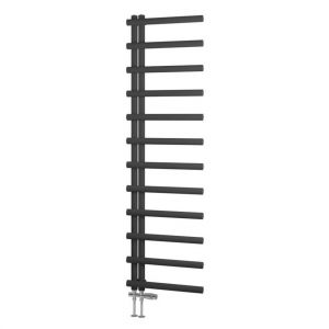 Eastbrook Marlow E Style 1750 x 500 Matt Anthracite Designer Towel Rail