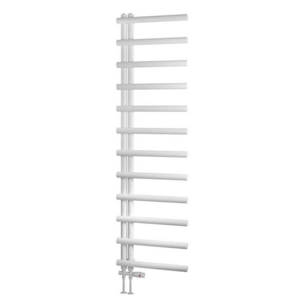 Eastbrook Marlow E Style 1750 x 500 Matt White Designer Towel Rail